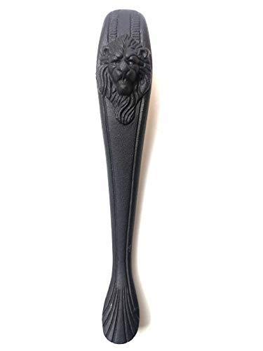 Lion Head Door Pull Handle With Black Color and Iron Material (Matt Black)