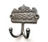 B&M - Hand Forged Cast Iron 1883 Antique Coat Hook - Double Hook Excellent Finish (Antique Iron)