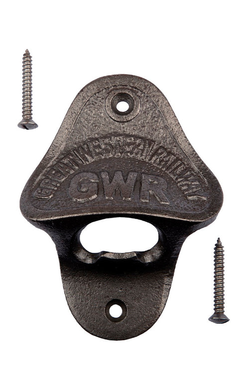 Vintage GWR Bottle Opener Wall Mounted - Cast Iron Supplied with Fixing Screws