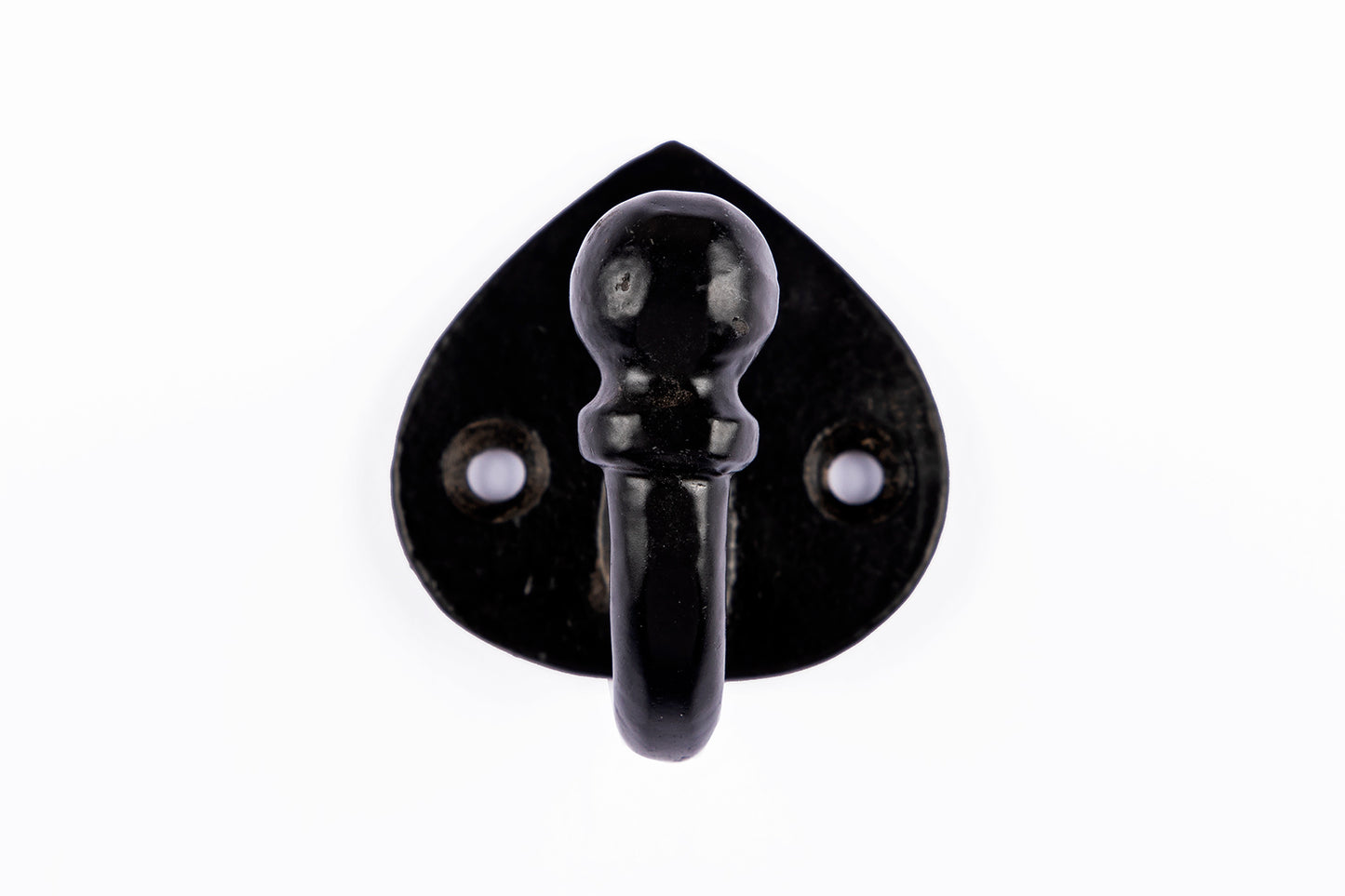 Single Hook Antique Black - Cast Iron - Pack of 3