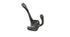 Cast Iron 1883 Antique Triple coat hook with a pair of matching woodscrews (Pack of 4)