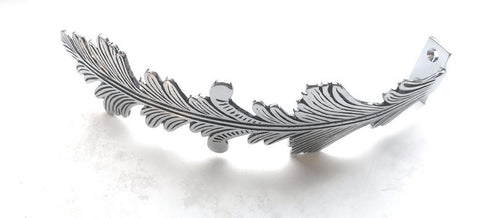 1 Antique Brass Curtain Tie back Leaf design curtain tieback Home Decoration