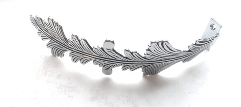 1 Antique Brass Curtain Tie back Leaf design curtain tieback Home Decoration