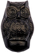 Antique Black Owl Door Knocker Supplied with Matching Fixing Screws