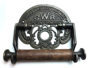GWR Toilet Roll Holder - Antique Iron unique accessory design for your bathroom