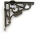 B&M - Pair of Shelf Brackets GWR Antique Cast Iron 125mm x 125mm / 5'' x 5''