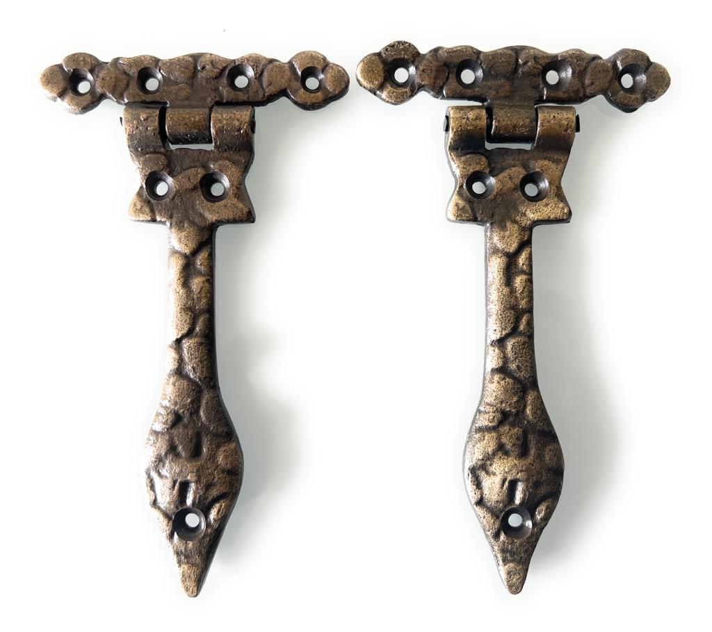 B&M - Antique Brass Leaf Hinge - 6'' (152mm) 1 Pair