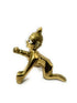 B&M| Brass Krishna Laddu Gopal Kanha Makhan Chor (Laddu Gopal) 5.5 cm