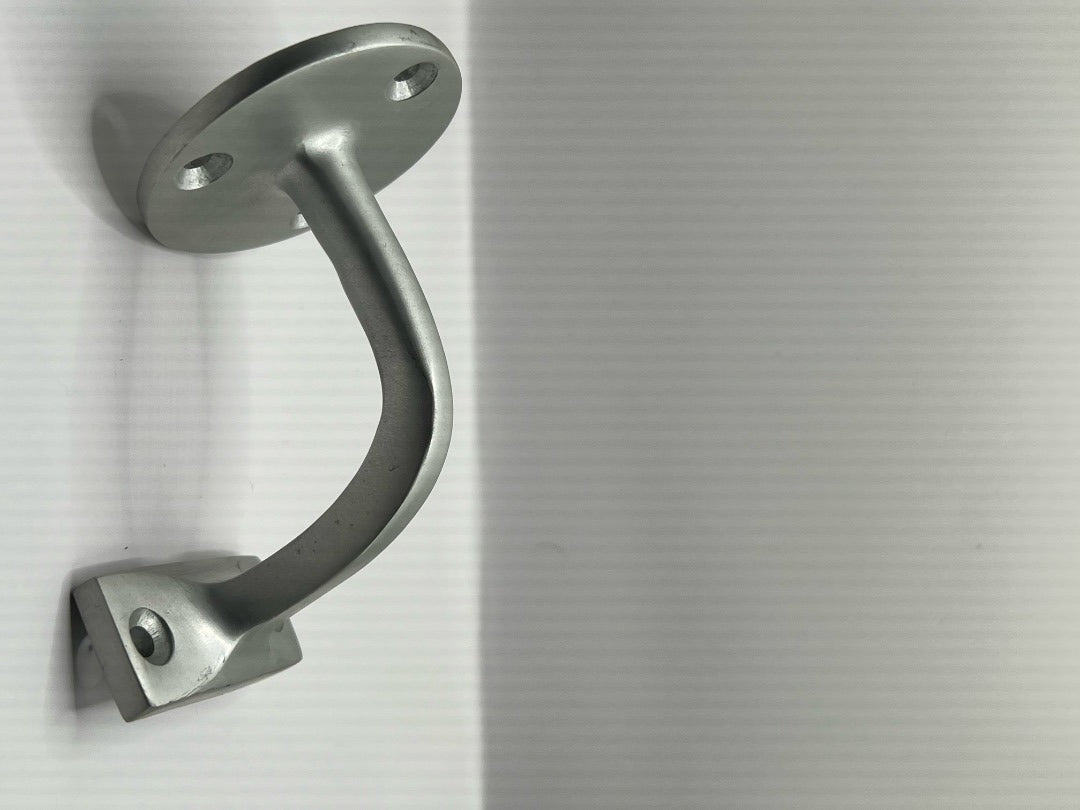 Square Handrail Bracket SAA Finish, Size 2.5
