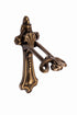Solid Brass Federation Door Knocker - Antique Brass