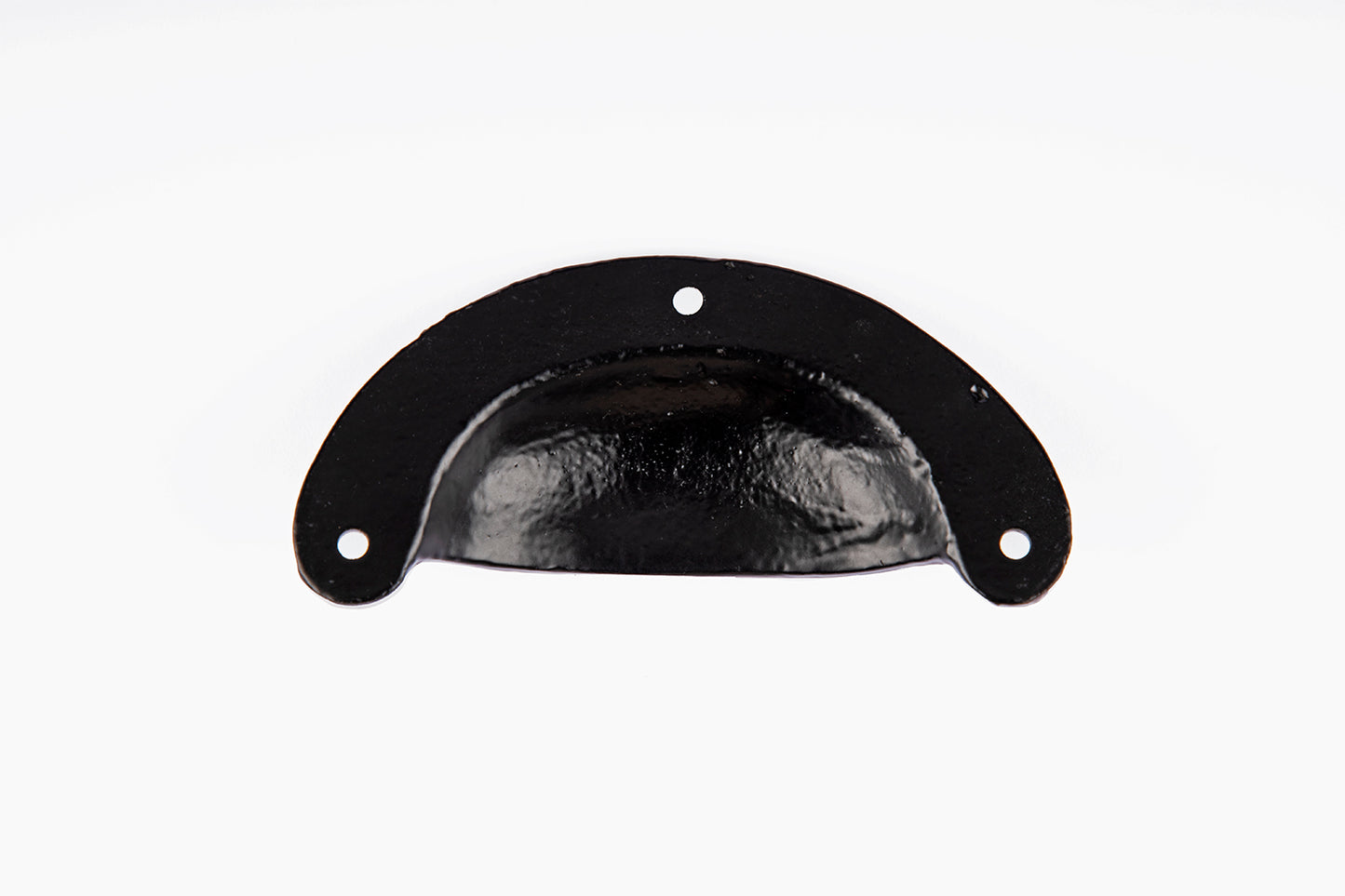 Decorative Antique Black Drawer Cup Pull Handles - Pack of 3