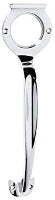 B&M Solid Brass Pull Handle with Cylinder Hole 185x50
