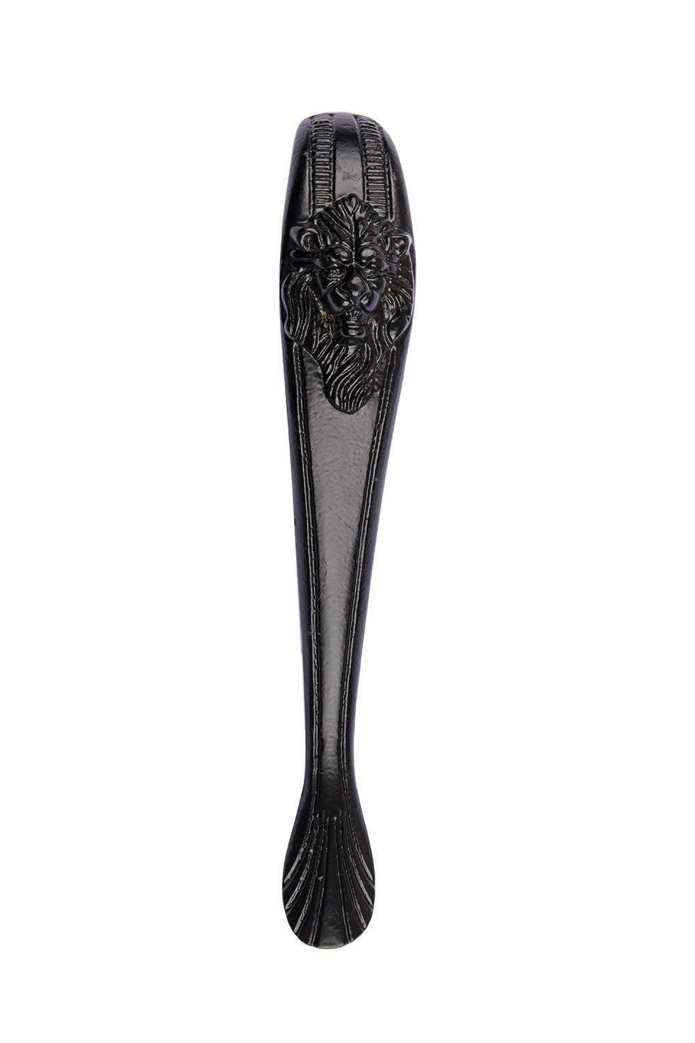 Lion Head Door Pull Handle With Black Color and Iron Material (Matt Black)