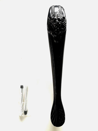Lion Head Door Pull Handle With Black Color and Iron Material