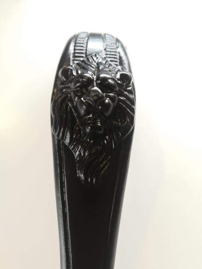 Lion Head Door Pull Handle With Black Color and Iron Material