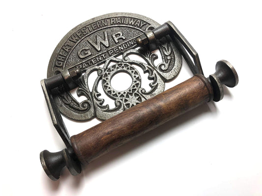 Traditional GWR railways vintage design victorian wall mounted toilet loo roll holder by Bowley and Jackson