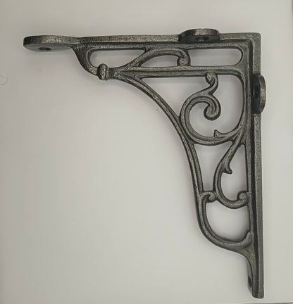 VICTORIAN SCROLL SHELF BRACKETS 7x7.5 INCH BRACKET CAST IRON