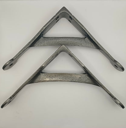 IRON PENNY END SHELF BRACKET 6x6 INCH BRACKET ANTIQUE IRON (Pair)