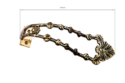 Antique Brass Curtain Tie back Hold Back Vintage Curtain Sweep Home Decoration