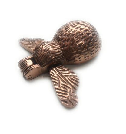 B&M - Bumblee Bee Front Door Knocker Antique Copper High Quality Cast Iron Supplied with Fixing Screws