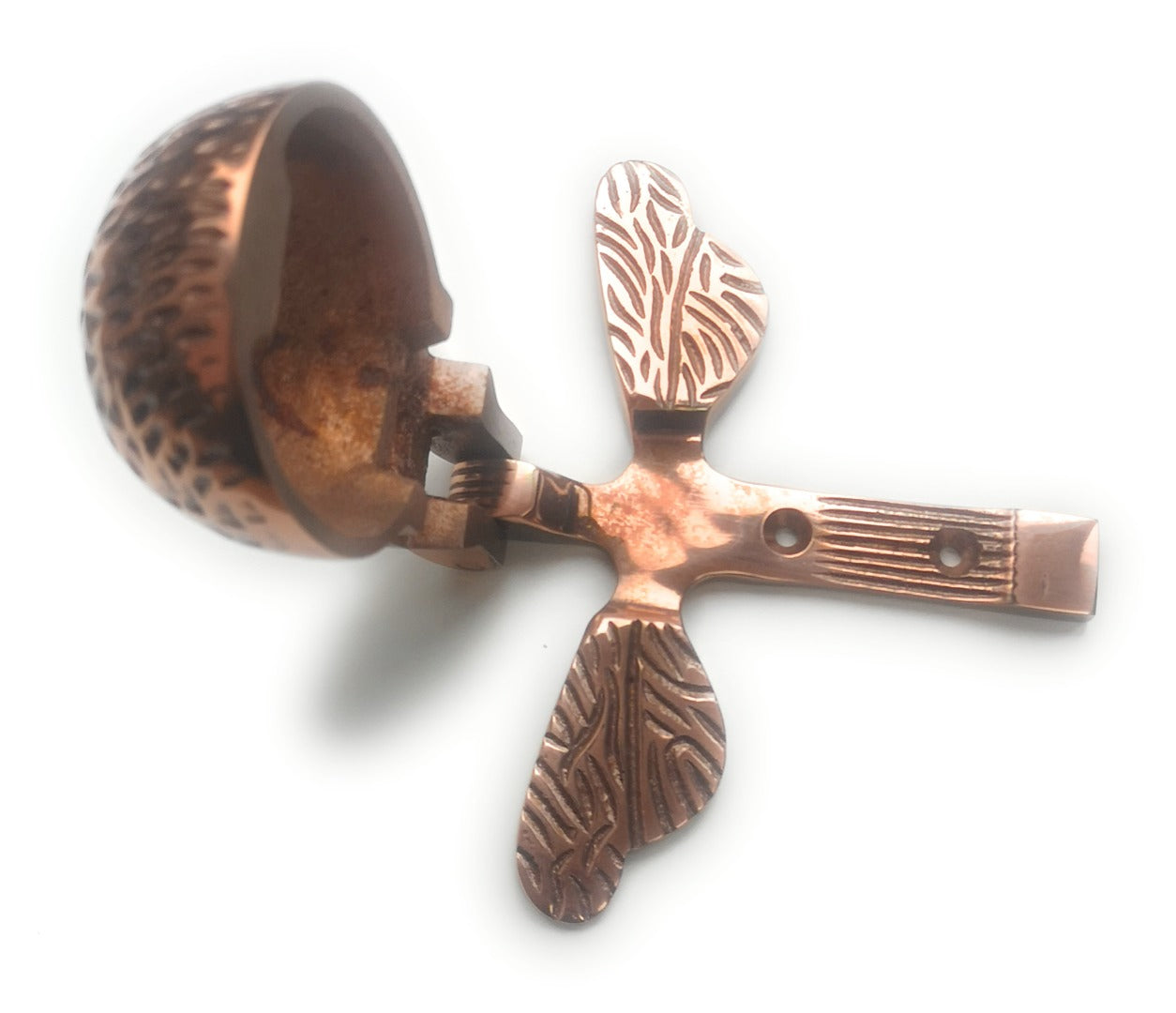 B&M - Bumblee Bee Front Door Knocker Antique Copper High Quality Cast Iron Supplied with Fixing Screws