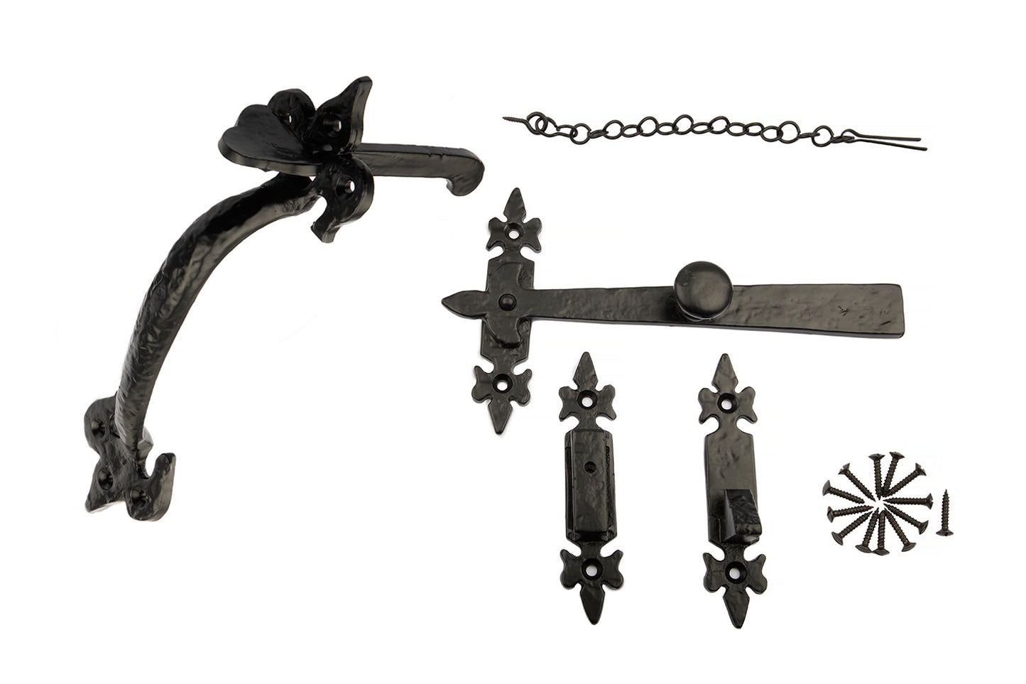 FLEUR DE LYS SUFFOCK THUMB LATCH