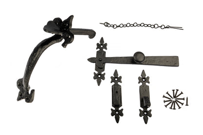 FLEUR DE LYS SUFFOCK THUMB LATCH