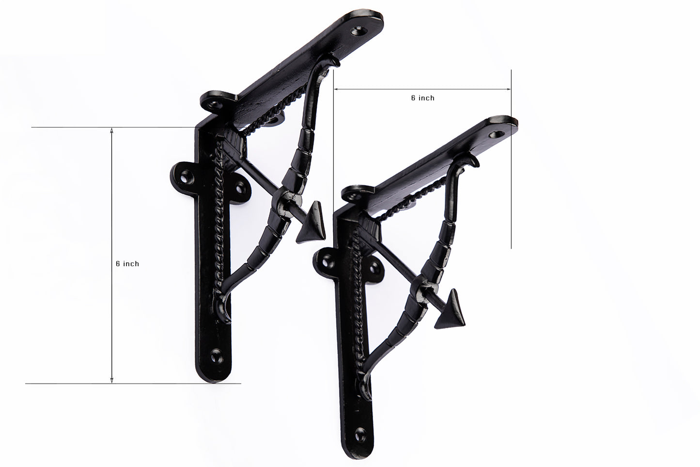 Arrow bracket Black 7''x9''