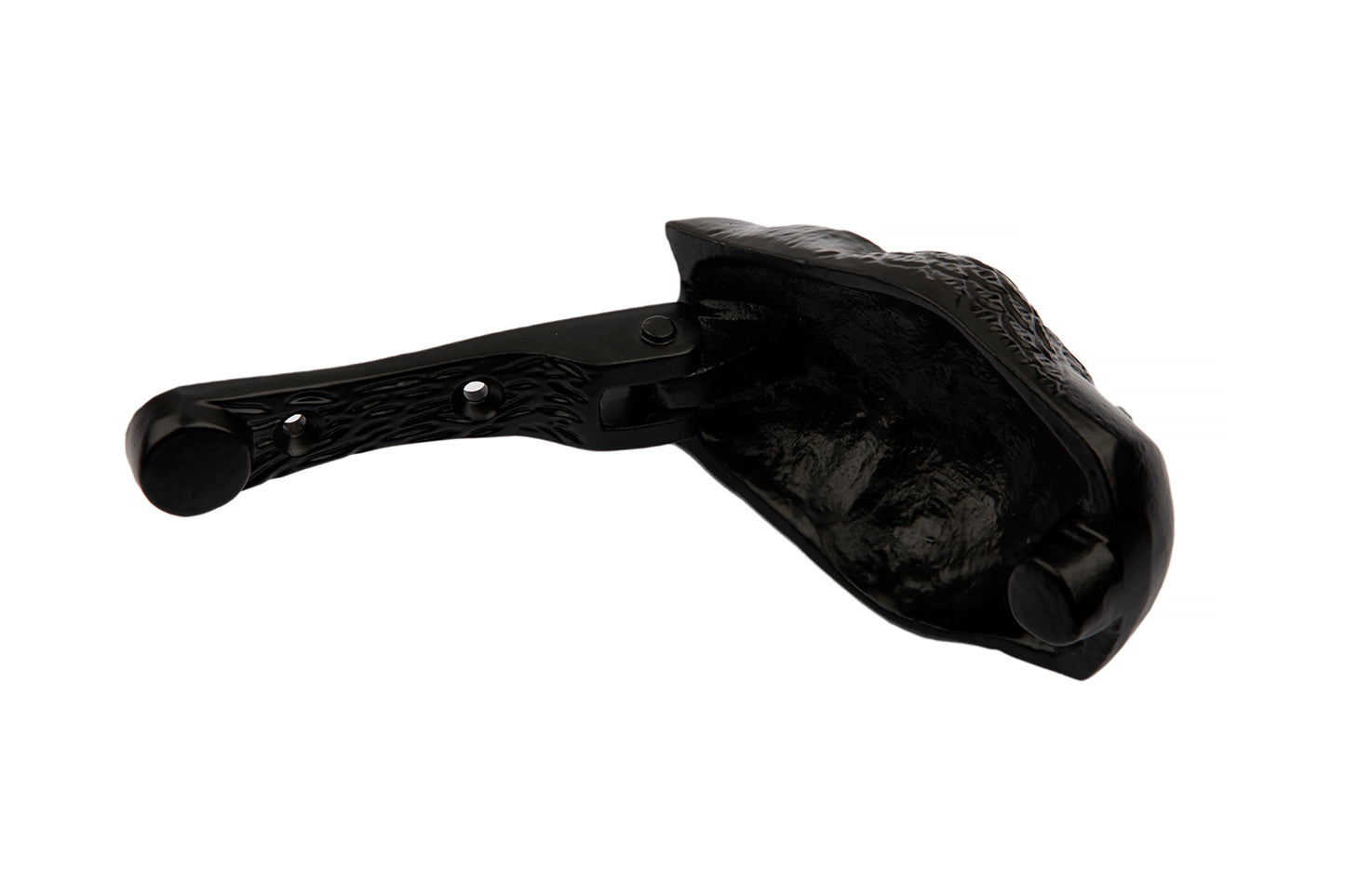 Antique Black Owl Door Knocker Supplied with Matching Fixing Screws