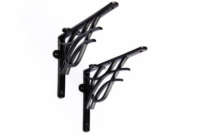 6''X4.5'' Designer Antique Black Shelf Bracket - Pair OF High Quality Cast Iron Shelf Bracket