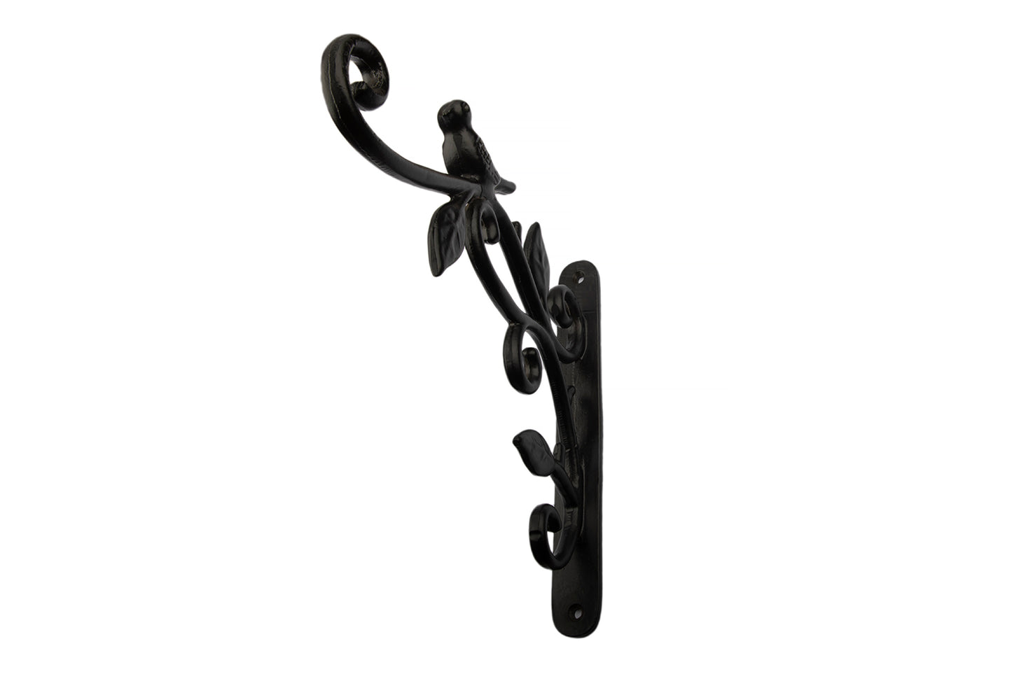 Bird Scroll Planter in Cast Iron with a decorative leaf design in solid cast iron