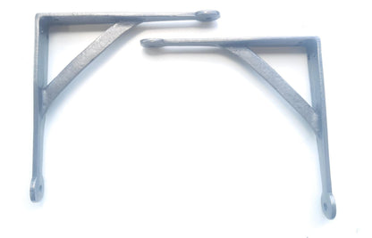 IRON PENNY END SHELF BRACKET 10x10 INCH BRACKET ANTIQUE IRON (Pair)