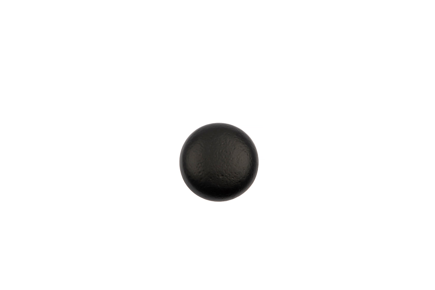 35MM - Cast Iron Cabinet Door Knob - Antique Black (Set of 2)