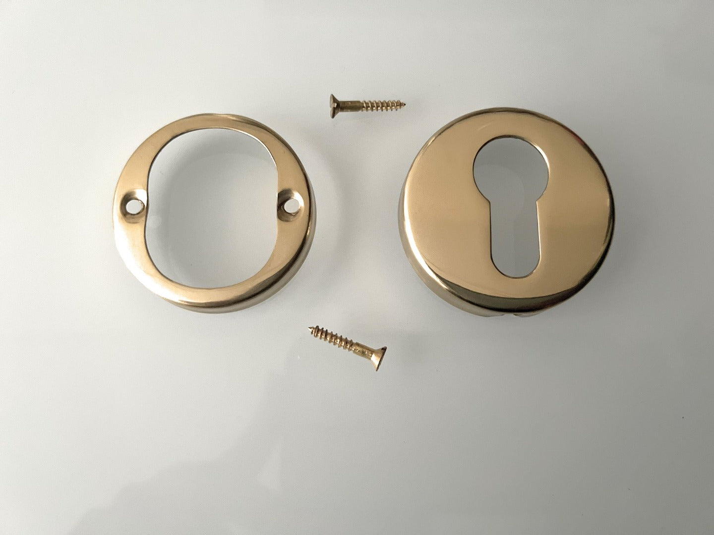 Euro Lock Escutcheon Round Keyhole Cover Stainless Steel Key Hole Lock Cover Suitable for Door Wooden Door Anti-Theft Door