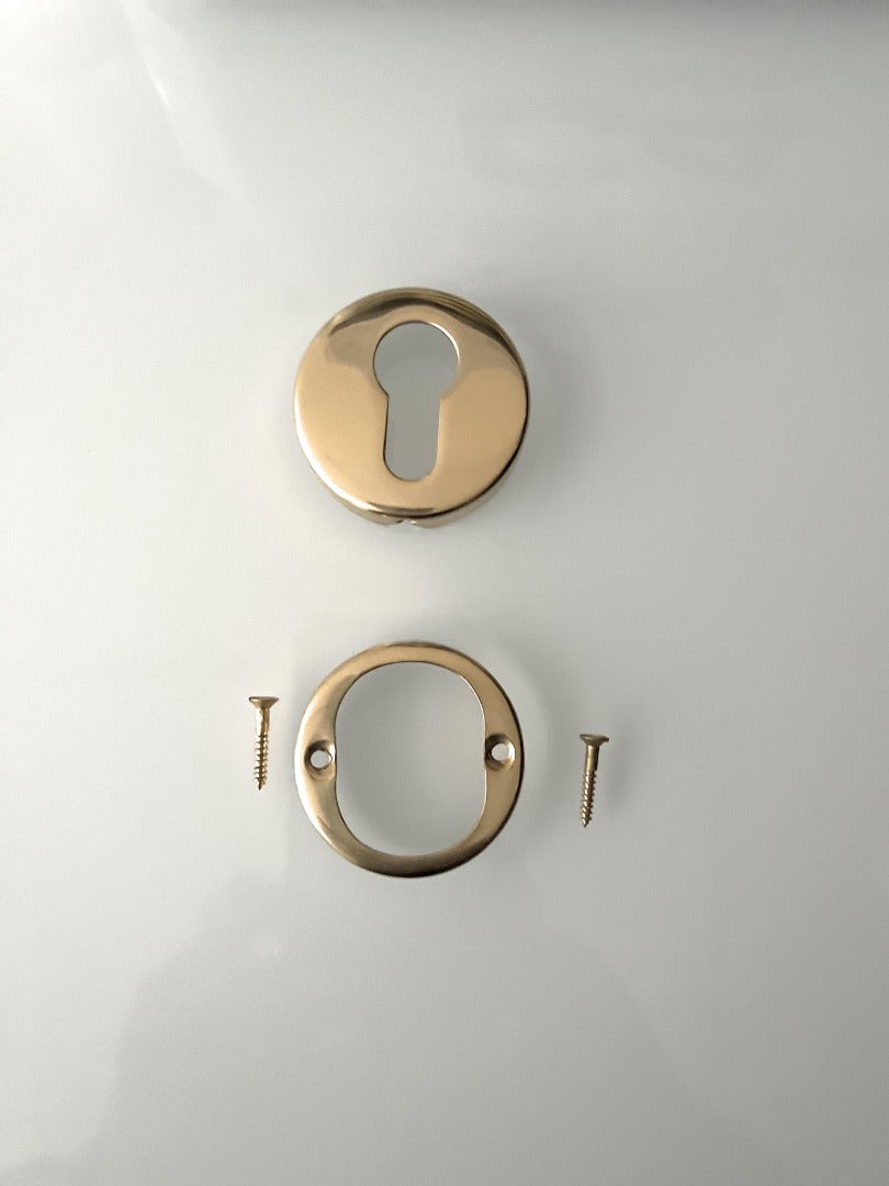 Euro Lock Escutcheon Round Keyhole Cover Stainless Steel Key Hole Lock Cover Suitable for Door Wooden Door Anti-Theft Door