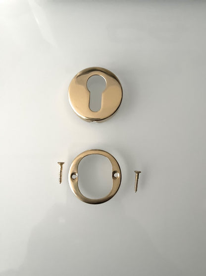 Euro Lock Escutcheon Round Keyhole Cover Stainless Steel Key Hole Lock Cover Suitable for Door Wooden Door Anti-Theft Door