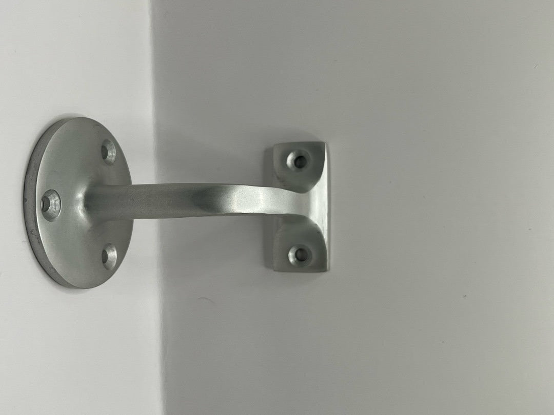 Square Handrail Bracket SAA Finish, Size 2.5