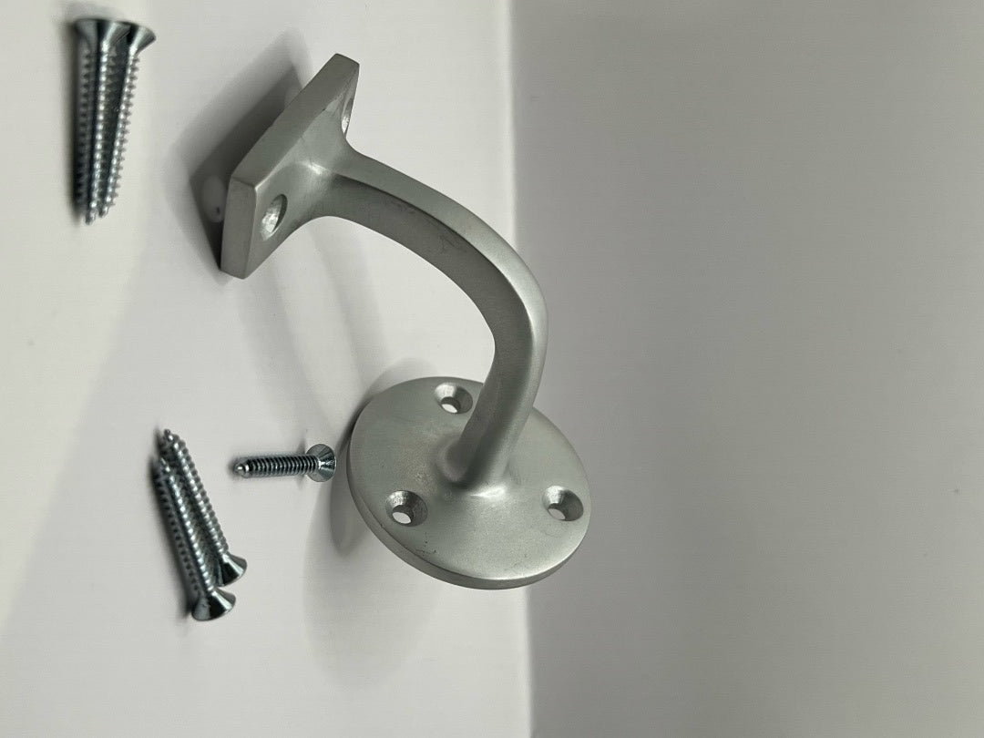 Square Handrail Bracket SAA Finish, Size 2.5