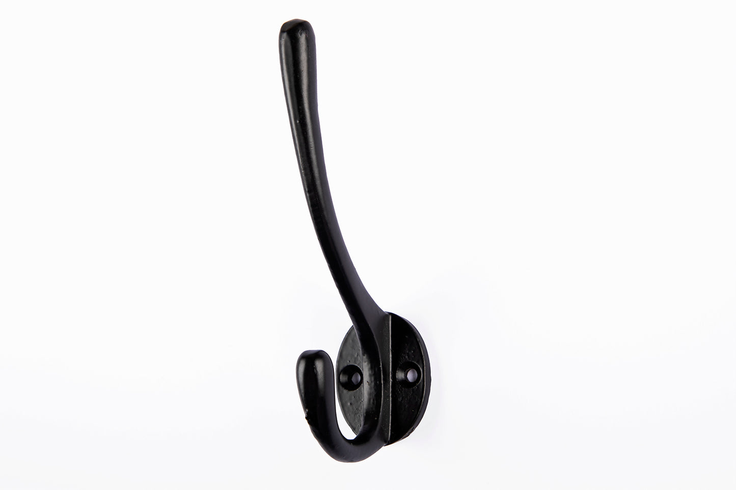 Antique Black Industrial Hook - Cast Iron 5''  - Set of 3