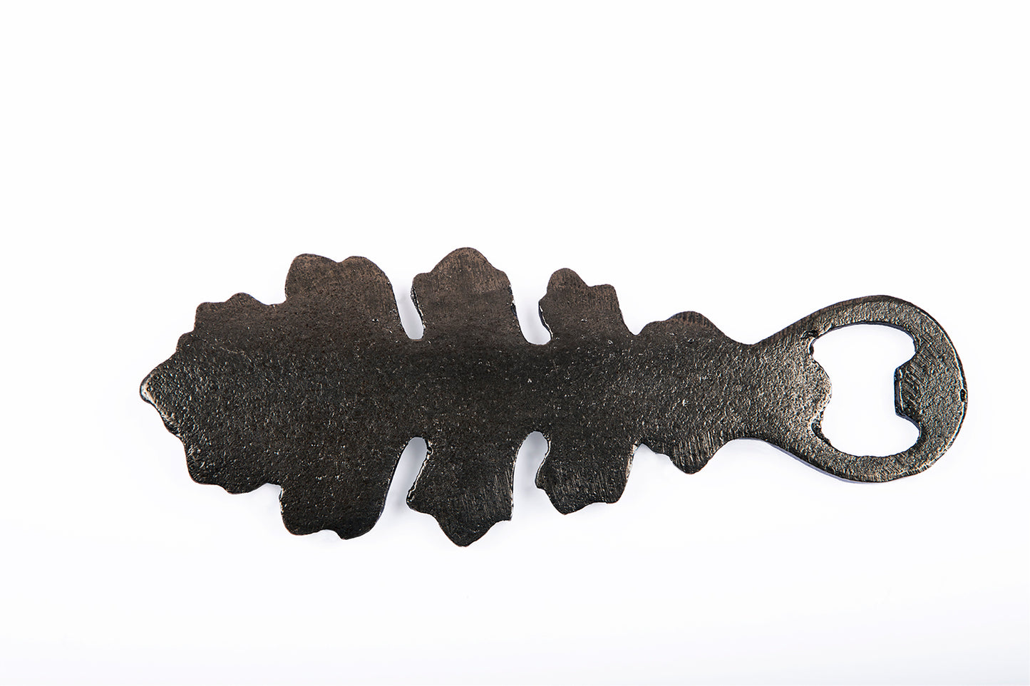 Bottle Opener Leaf Design - Cast Iron